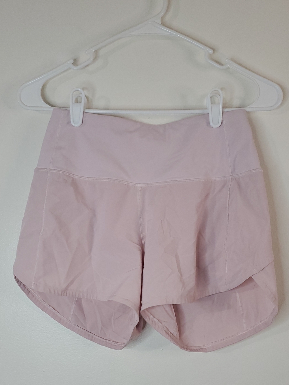 Lululemon Speed Up HR Shorts 4" Lined Size 2 Light Pink Women's Athletic Shorts